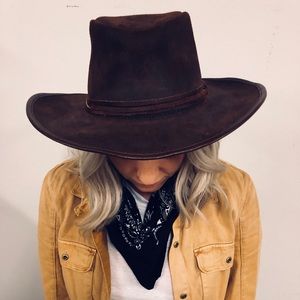 Leather Cowboy Hat